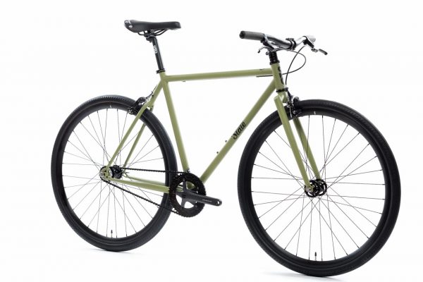 State Bicycle Co 4130 MatteOlive FixedGear Single Speed 4