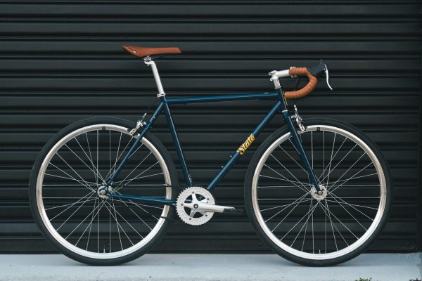 State Bicycle Co 4130 Navy Gold FixedGear Single Speed 12