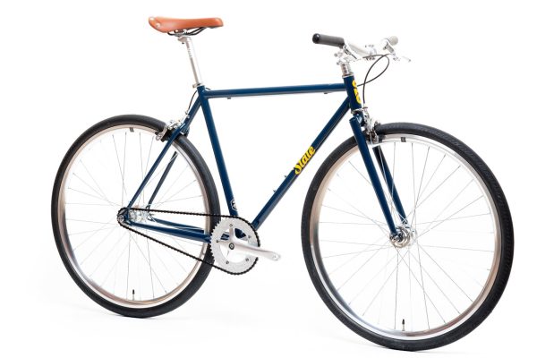 State Bicycle Co 4130 Navy Gold FixedGear Single Speed 7